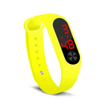 Bracelet Eléctronique Homme Femme Sport Décontracté Jaune