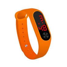 Bracelet Eléctronique Homme Femme Sport Décontracté Orange