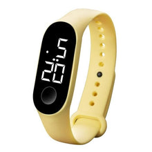 Bracelet Numérique Pour Homme Et Femme Etanche Jaune