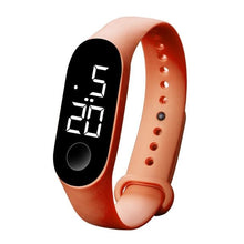 Bracelet Numérique Pour Homme Et Femme Etanche Orange