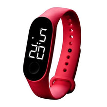 Bracelet Numérique Pour Homme Et Femme Etanche Rouge