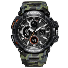 Chronographe Double-Horloge Militaire En Silicone Pour Homme