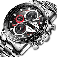 Chronographe En Acier Inoxydable Avec Rétroéclairage