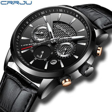 Chronographe En Cuir Pour Homme