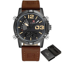 Chronographe Militaire Décontracté Pour Homme Jaune Noir