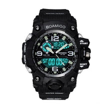 Chronographe Sport Double-Affichage Avec Alarme Noir
