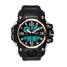 Chronographe Sport Double-Affichage Avec Alarme Rose Gold