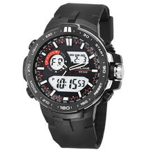 Chronographe Sport Militaire Double-Horloge Argent