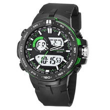 Chronographe Sport Militaire Double-Horloge Vert