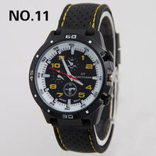 Montre Course Gt Sport Pour Homme Blanc Jaune