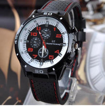 Montre Course Gt Sport Pour Homme Blanc Rouge