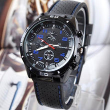 Montre Course Gt Sport Pour Homme Noir Bleu