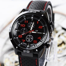Montre Course Gt Sport Pour Homme Noir Rouge