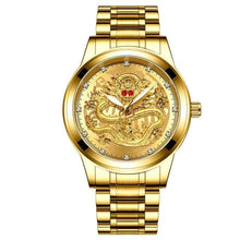 Steel and Quartz Dragon Watch