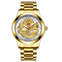 Dragon stainless steel quartz watch.