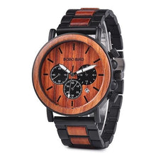 Montre En Bois Et Acier Pour Été B