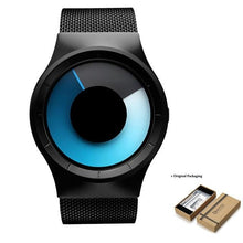 Montre Futuriste Unisexe En Acier Sans-Bouton A