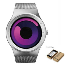 Montre Futuriste Unisexe En Acier Sans-Bouton F
