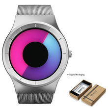 Montre Futuriste Unisexe En Acier Sans-Bouton L