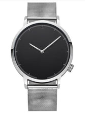 Montre Homme Daffaires En Acier Pour Blanc Et Noir