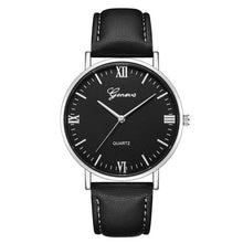 Montre Homme De Luxe En Cuir Décontracté Q