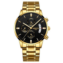 Montre Homme En Acier Avec Chronographe Et Calendrier A