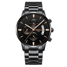 Montre Homme En Acier Avec Chronographe Et Calendrier C
