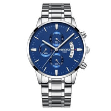 Montre Homme En Acier Avec Chronographe Et Calendrier I