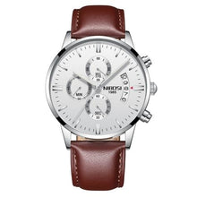 Montre Homme En Acier Avec Chronographe Et Calendrier M