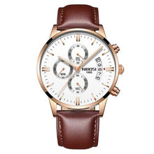 Montre Homme En Acier Avec Chronographe Et Calendrier N