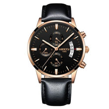 Montre Homme En Acier Avec Chronographe Et Calendrier O