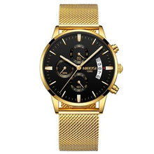Montre Homme En Acier Avec Chronographe Et Calendrier Q