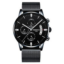 Montre Homme En Acier Avec Chronographe Et Calendrier U