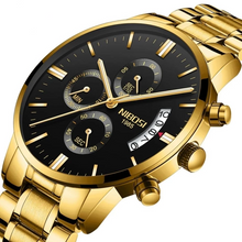 Montre Homme En Acier Avec Chronographe Et Calendrier