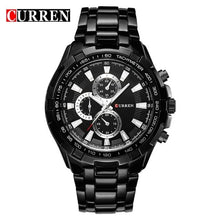 Montre Homme En Acier Grand Cadran Noir