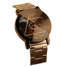 Montre Homme Et Femme Maille Dengrenages Minimal Noir Pour