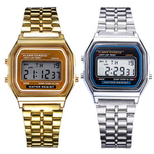 Montre Homme Femme Unisexe Vintage Led En Acier