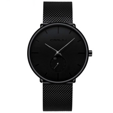 Montre Homme Maille Décontracté Noir