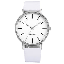Montre Homme Minimale Mode Suisse Blanc