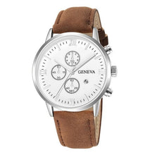 Montre Homme Slim En Cuir Rugueux Complexe A