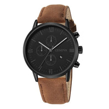 Montre Homme Slim En Cuir Rugueux Complexe B