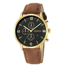 Montre Homme Slim En Cuir Rugueux Complexe G