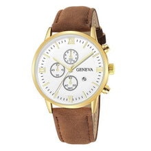 Montre Homme Slim En Cuir Rugueux Complexe H