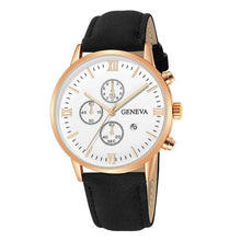 Montre Homme Slim En Cuir Rugueux Complexe M
