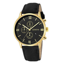 Montre Homme Slim En Cuir Rugueux Complexe O