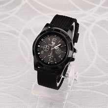 Montre Homme Sport Armée Militaire Décontracté Noir