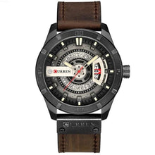 Montre Homme Squelette En Cuir Délavé Noir