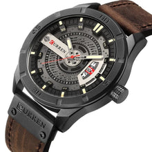 Montre Homme Squelette En Cuir Délavé