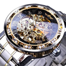 Montre Homme Squelette Épais En Acier De Luxe B