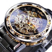 Montre Homme Squelette Épais En Acier De Luxe H